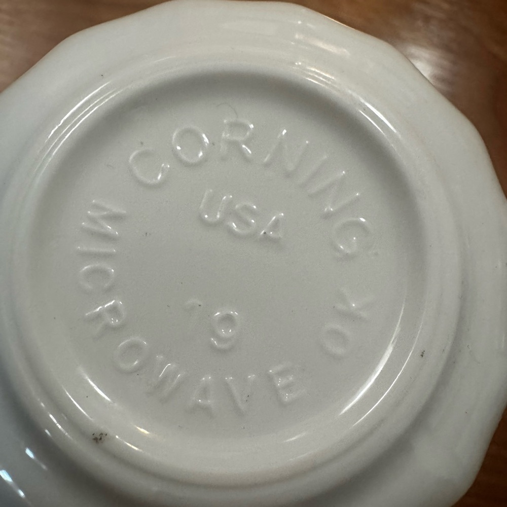 Vtg Corelle Corning English Meadow Set Of 8 Floral Swirl Coffee Mugs/Cups USA - Picture 13 of 16